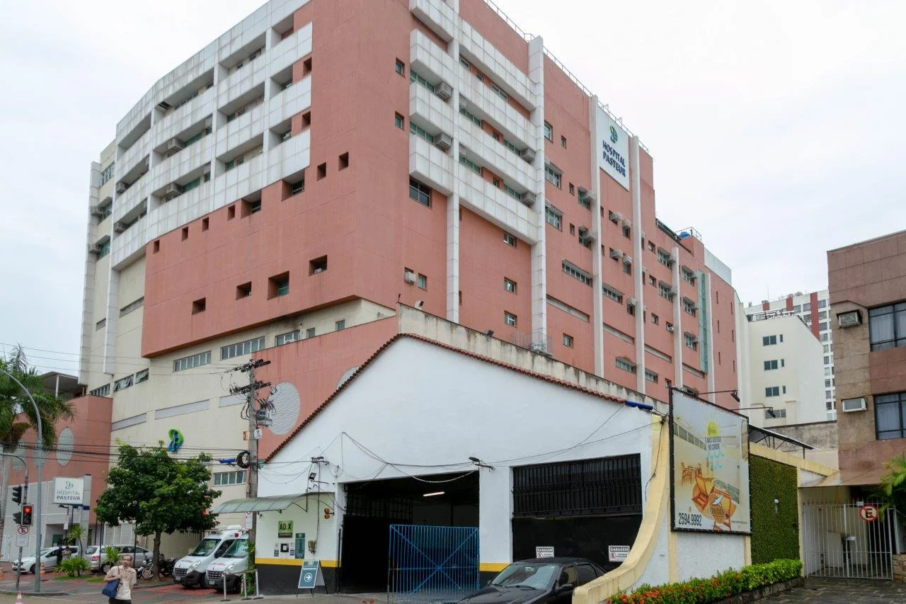 fachada lateral 2 do HOSPITAL PASTEUR no Rio de Janeiro