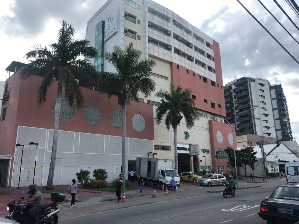fachada lateral do HOSPITAL PASTEUR no Rio de Janeiro