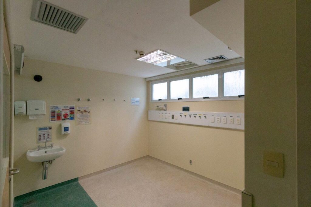 estrutura interna retrofit, do HOSPITAL PASTEUR no Rio de Janeiro