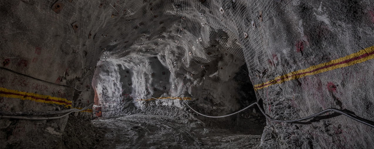 obra subterrâneas e mineração