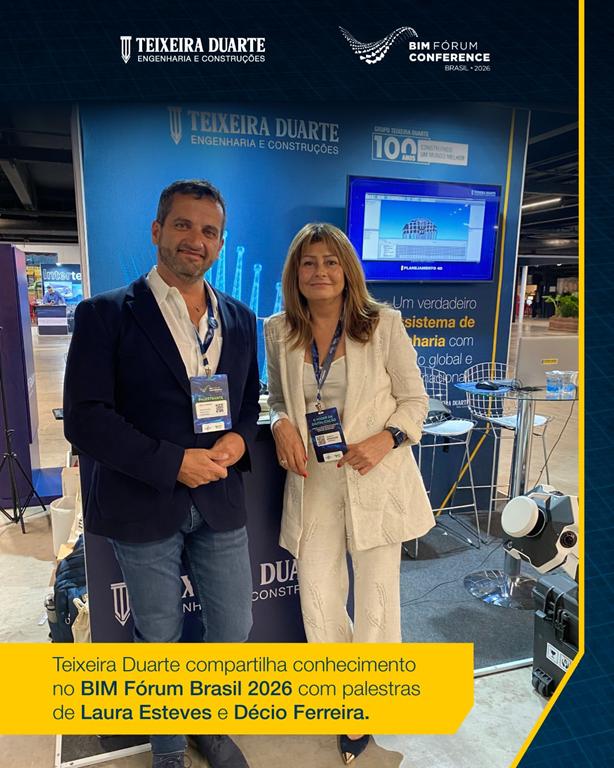 Teixeira Duarte compartilha conhecimento no Bim Fórum Conference 2026