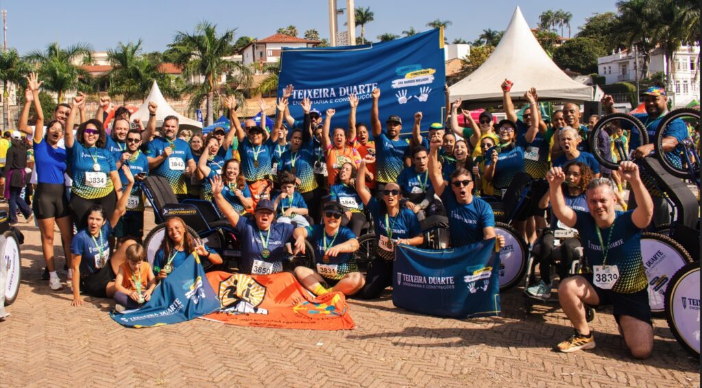 Mãos que constroem um mundo melhor: Parceria de Teixeira Duarte e o Projeto Blanka PCD Run