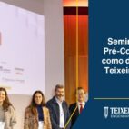 Executivos da Teixeira Duarte apresentando o case da fábrica de tratores da Yanmar e como a pré-construção foi seu diferencial nesse projeto.