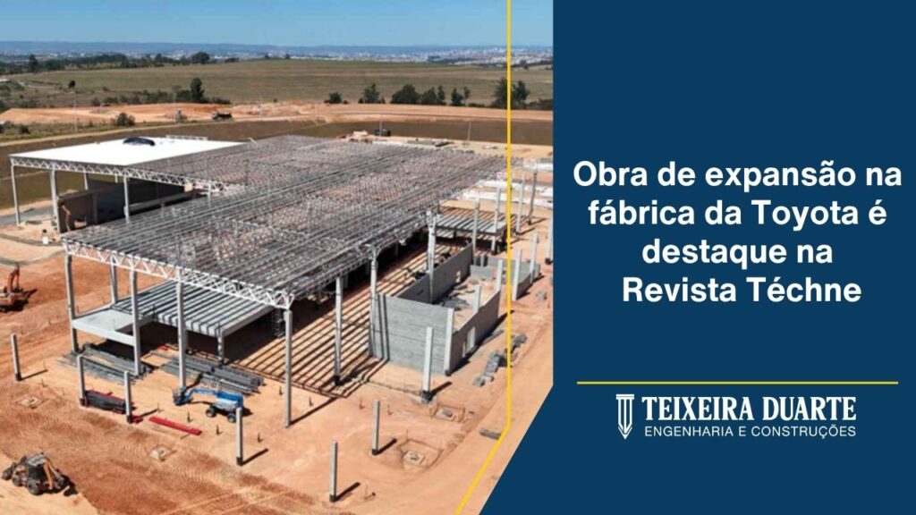 Obra de expansão na fábrica da Toyota é destaque na Revista Téchne