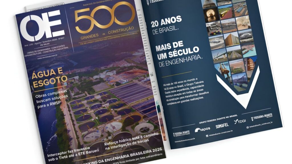 edição de revista com destaque para teixeira duarte